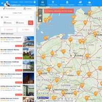 Hotels in Polen viaMichelin Karten und Routenplaner